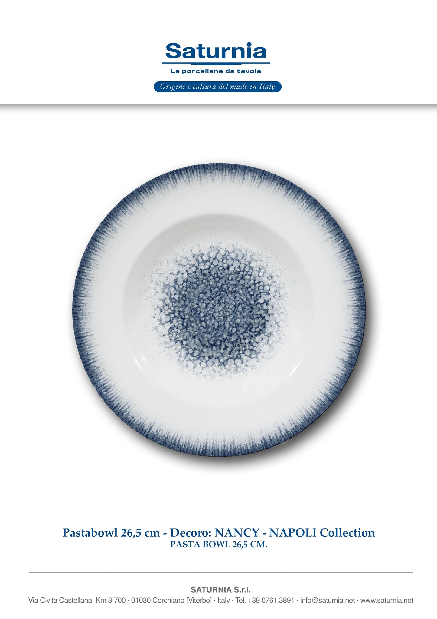 Teller für Pasta 26,5 cm