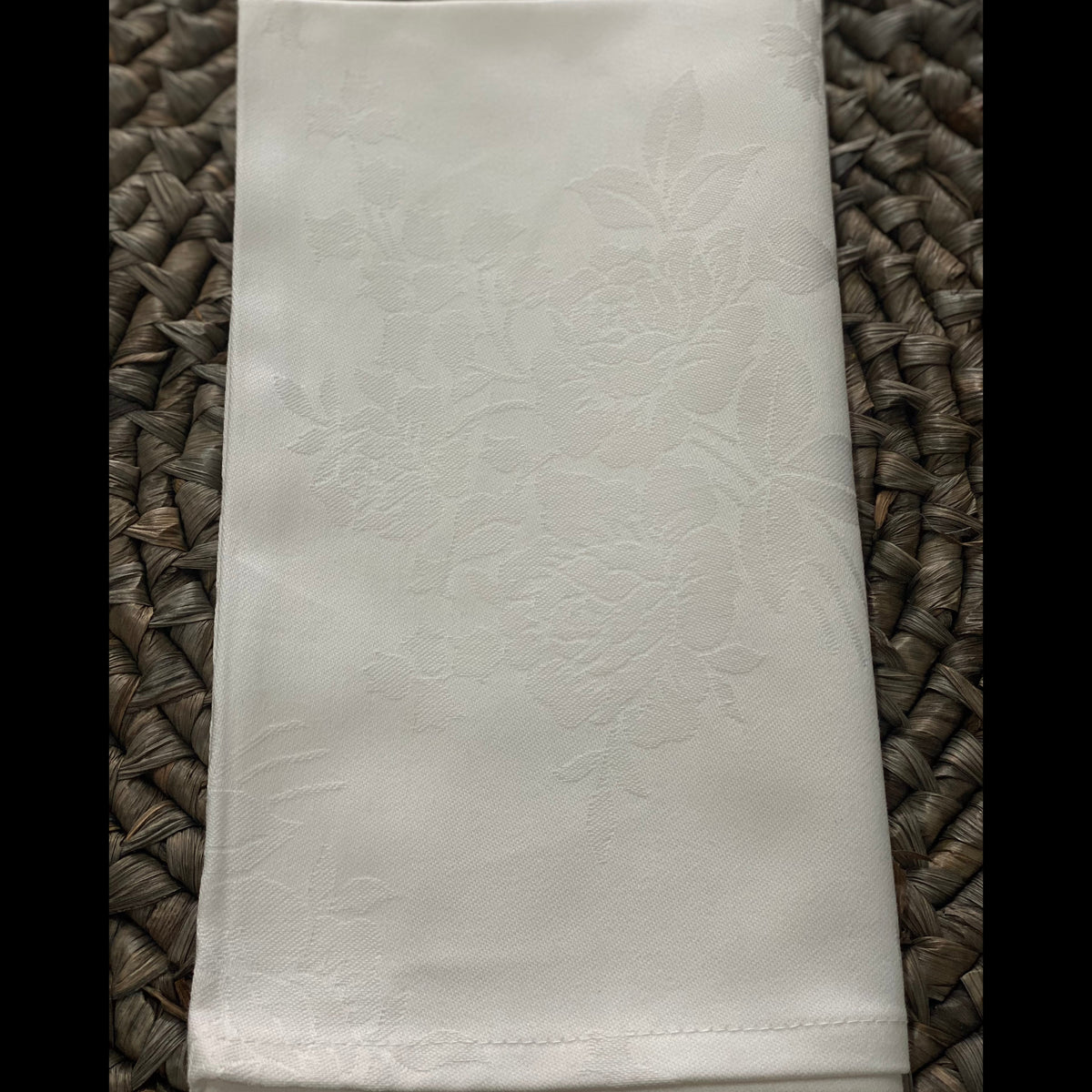 White Cloth Napkin 55x55cm
