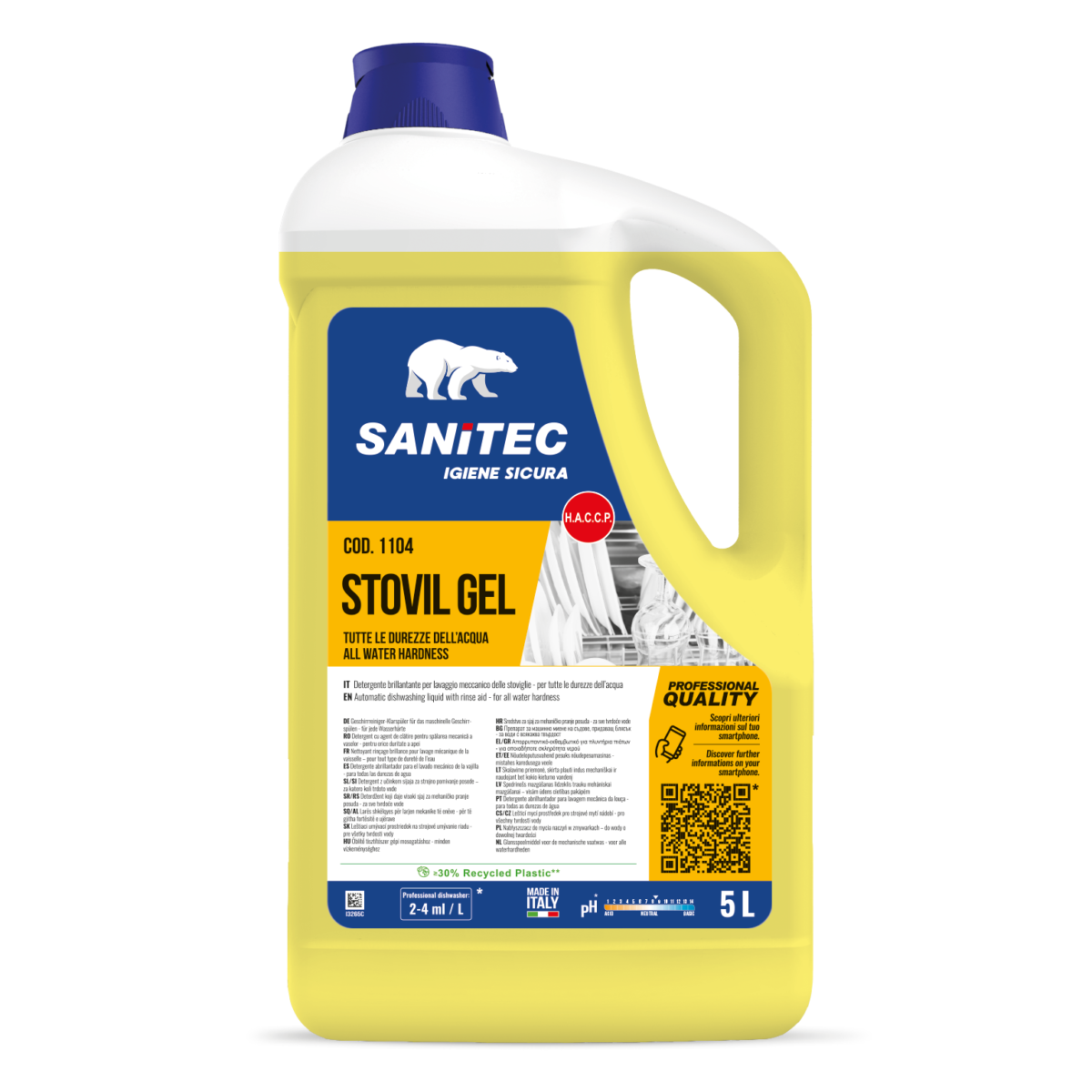 Detergjent per lavastovilje stovil gel 5kg