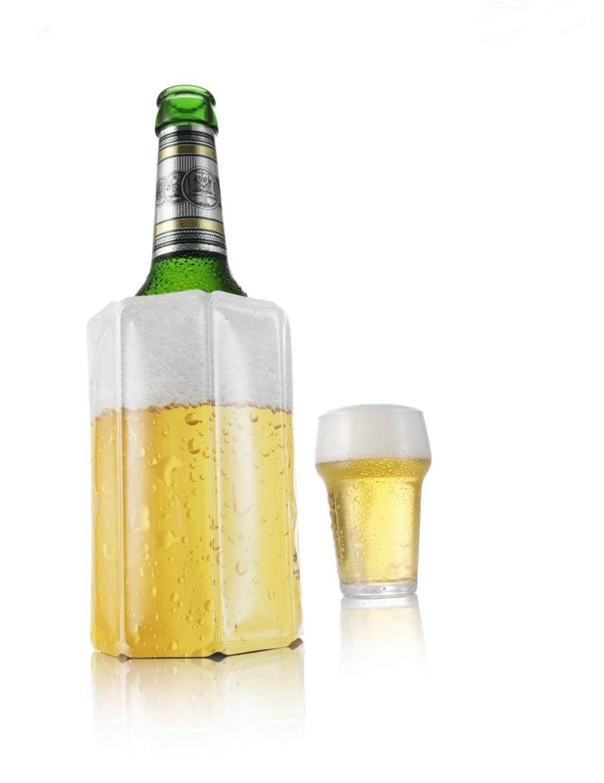 Silver plastic wrap for wine cooling
