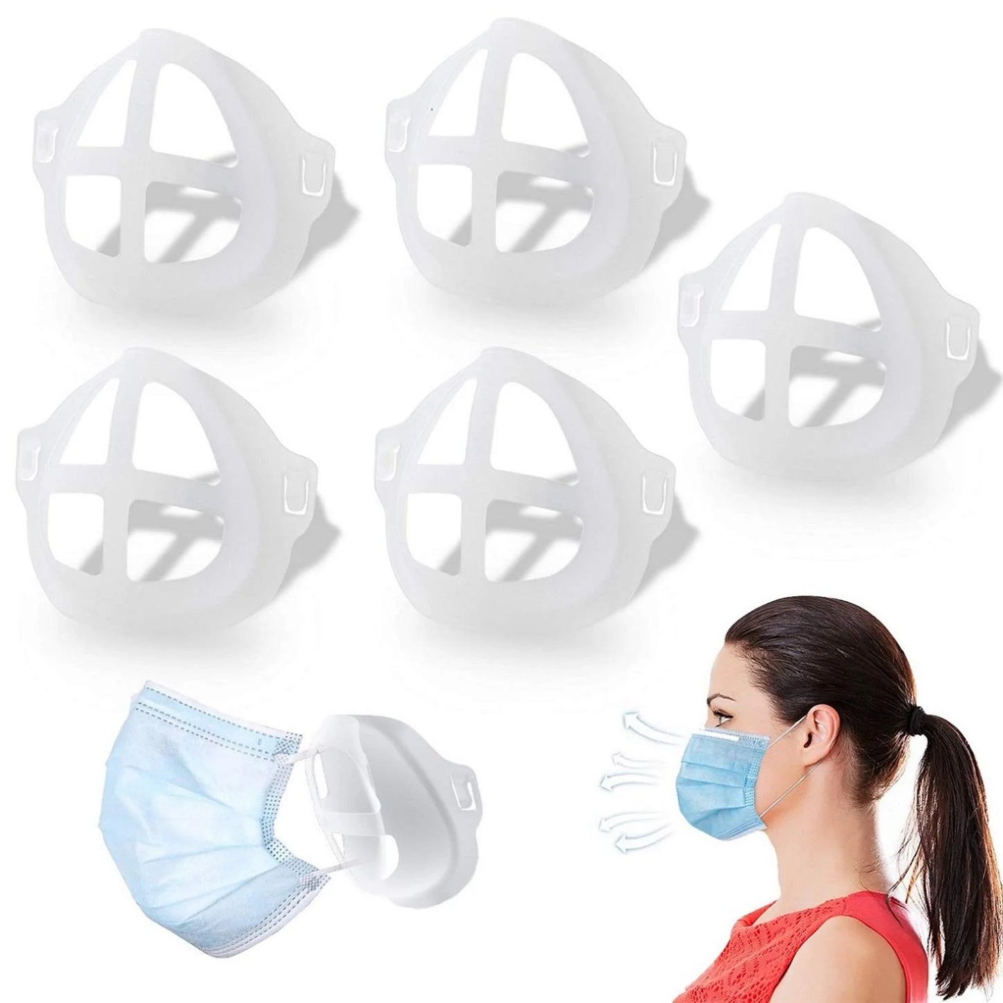 Weicher Halter für Gesichtsmasken