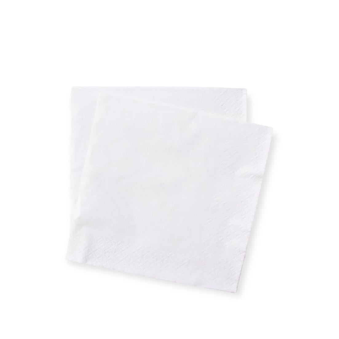White Paper Napkins x2 ply x 100 sheets airlaid