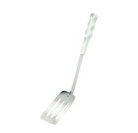 Edelstahl-Spatel mit Rillen 35cm
