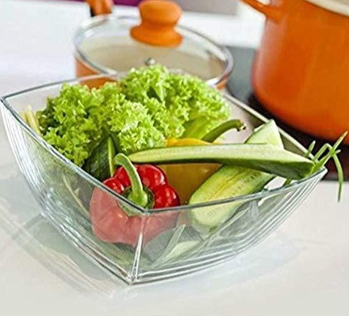Quadratische Glastasse 16cm