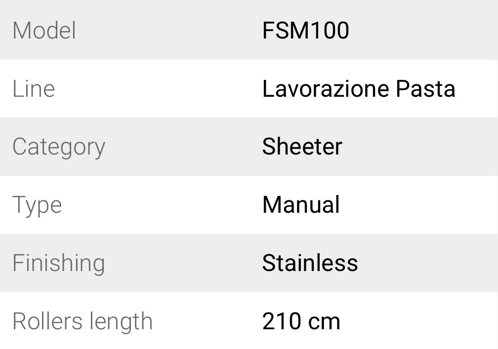 Manuelle Pastamaschine 22cm