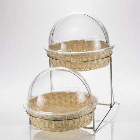 Stainless steel round basket holder