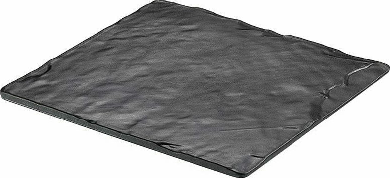 Sushi Melaminplatte schwarz 25x25x2h CM