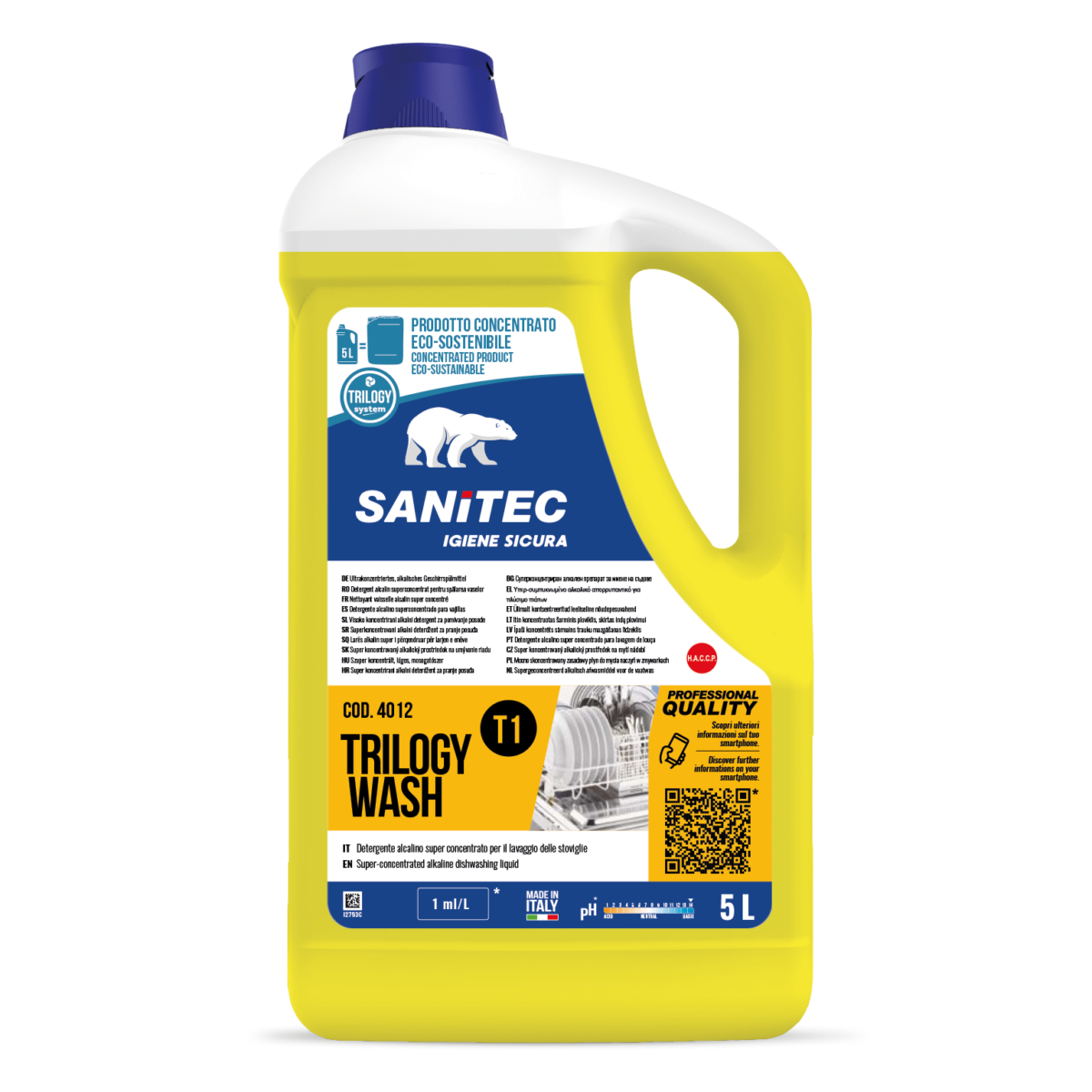 DETERSIVO PER LAVASTOVIGLIE 7.5kg