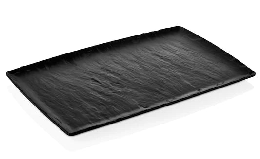 Schwarze Platte 53 x 32,5 cm