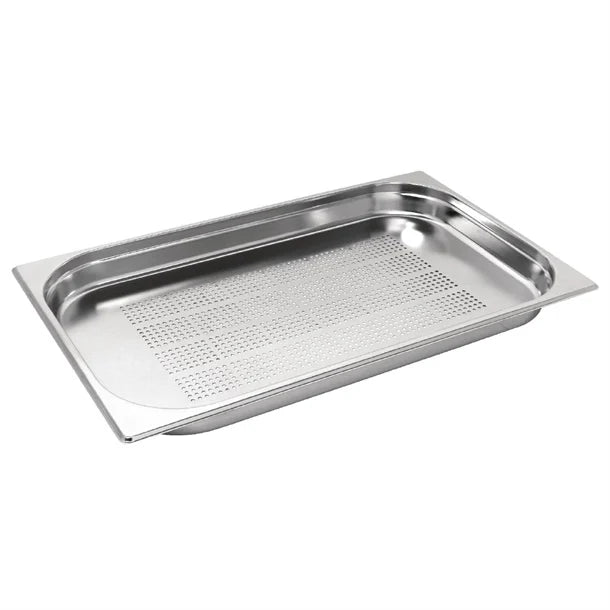 Vaskete mit Löchern inox 1/1 65Cm