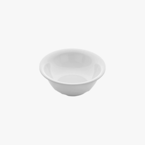 Weiße Salatschüssel Melamin 14x4 cm