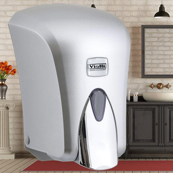 Soap foam dispenser 1000 ml - Chromed