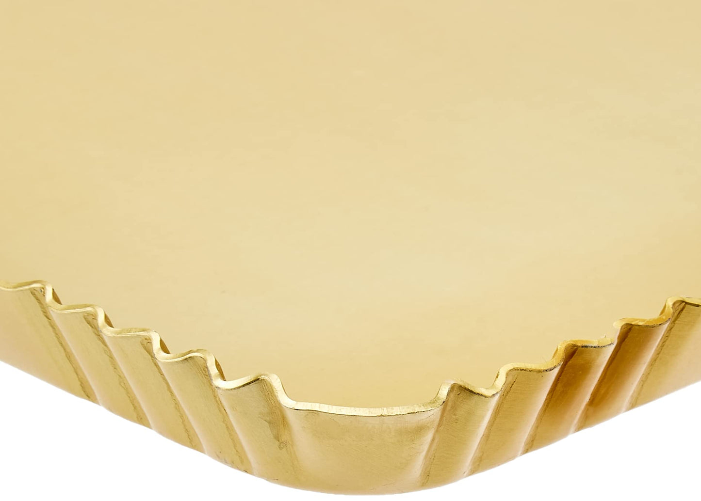 Rechteckiges Backblech 37.5x24.5cm goldfarben
