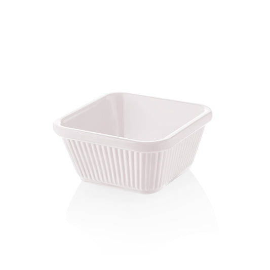 Tas katror me vija Bardhe/Zi/Kuq 7x7 cm