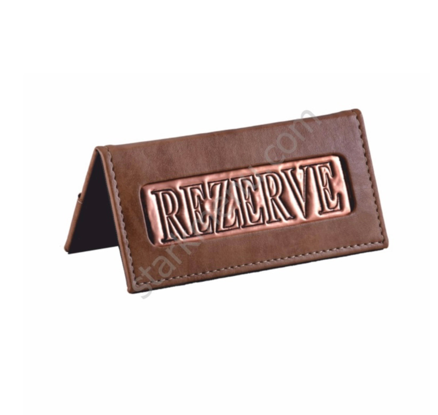 Format für Reservierung Leder 15x7Cm