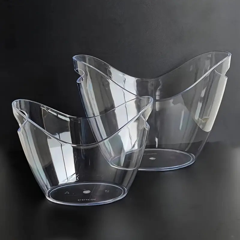 Transparenter Plexiglas Champagnerkübel