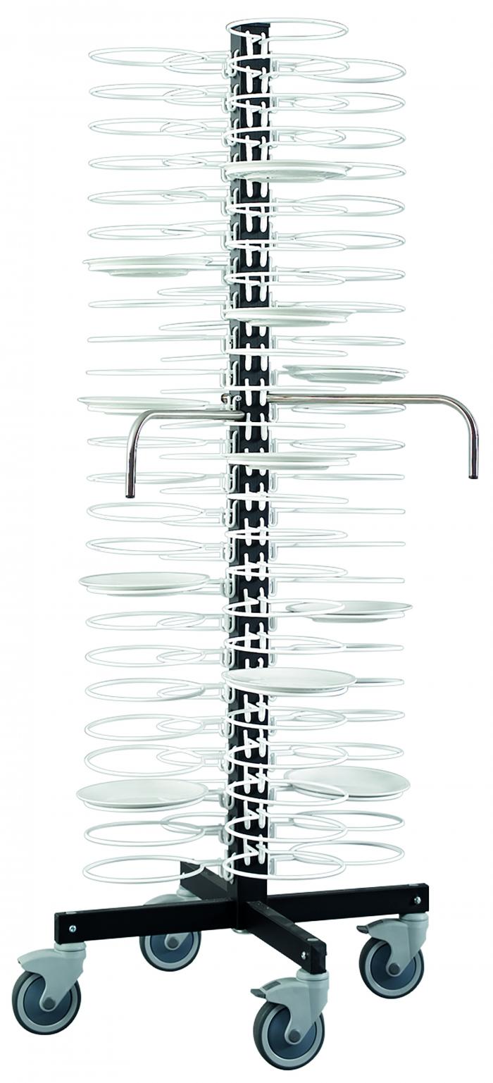 Karrel für Teller ø24-31cm x96 Stück 74x74x185cm PP96