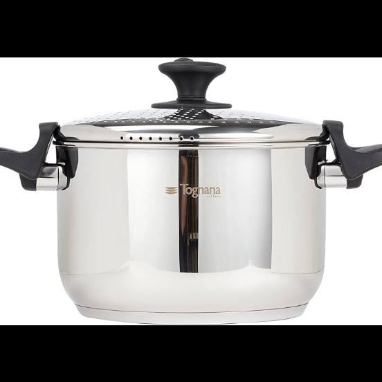 Pentola con coperchio scolapasta 4,6 Litri
