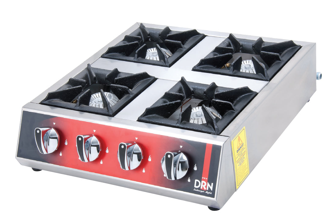 Mini Plitka Gatimi x4 Gas 50x50cm 17360kcal 1.584kg/h