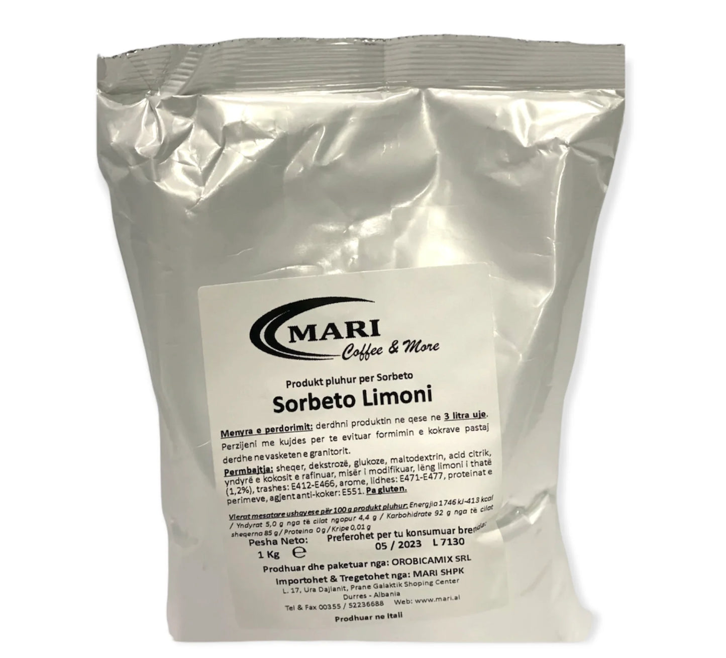 Lemon sorbet 1 kg