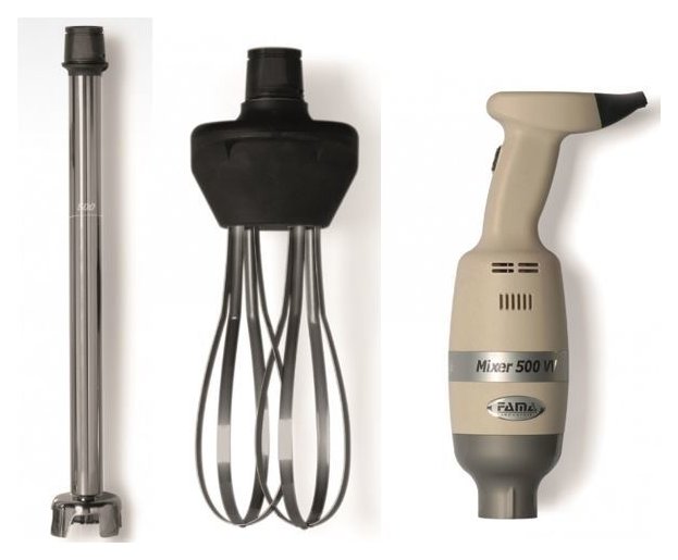 Mixer 500VV + Rührer + Pürierstab 40cm