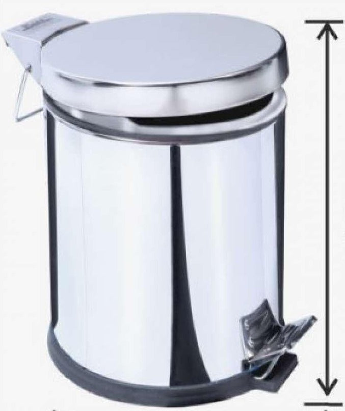 Stainless steel pedal bin 5lt
