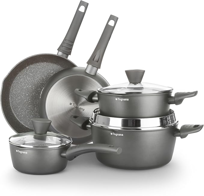 Set Kochgeschirr mit Induktion 8 Stück