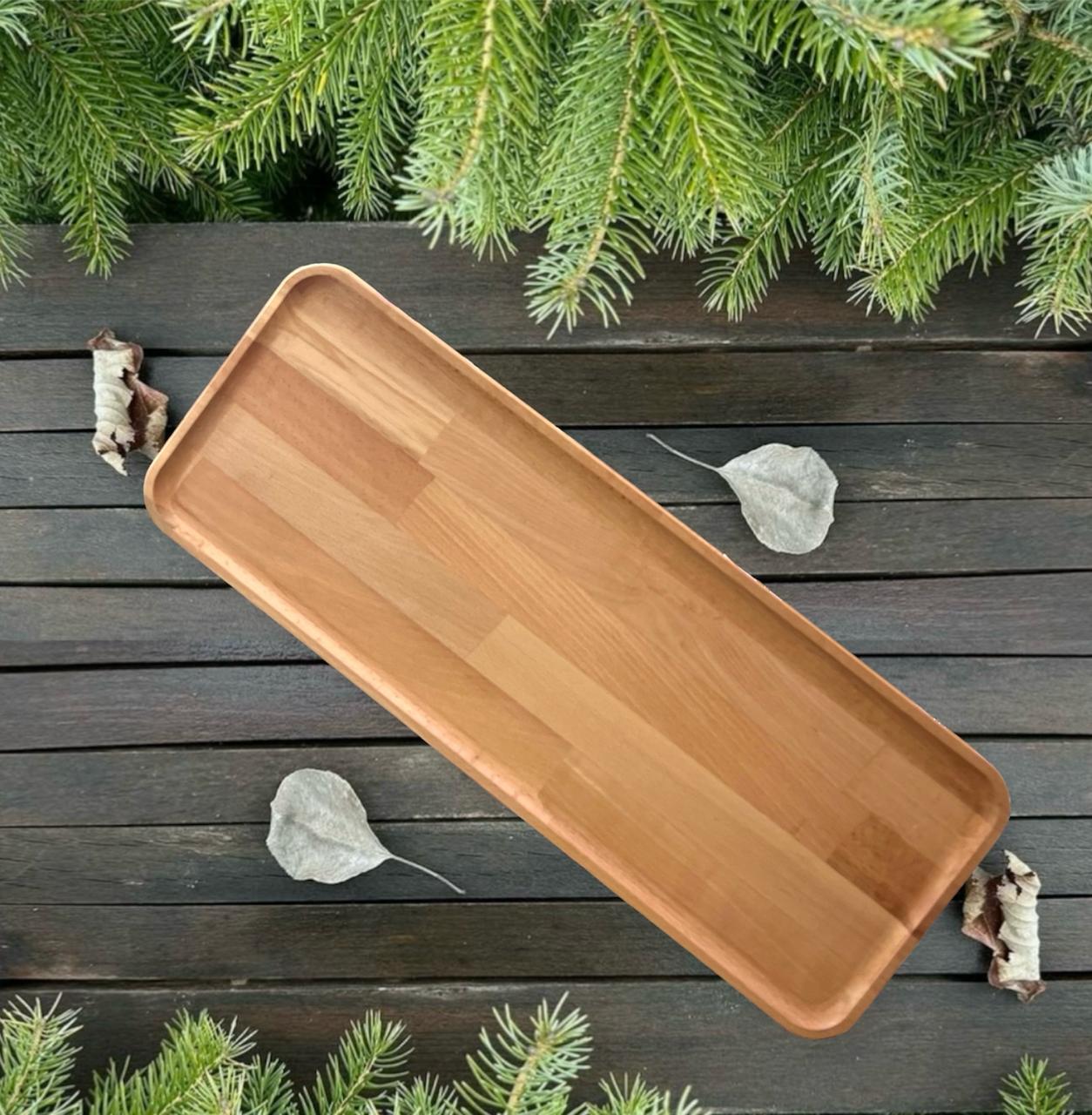 Derrase rechteckig Holz tief 22x60cm
