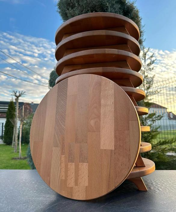 Derrase Holz rund 40cm