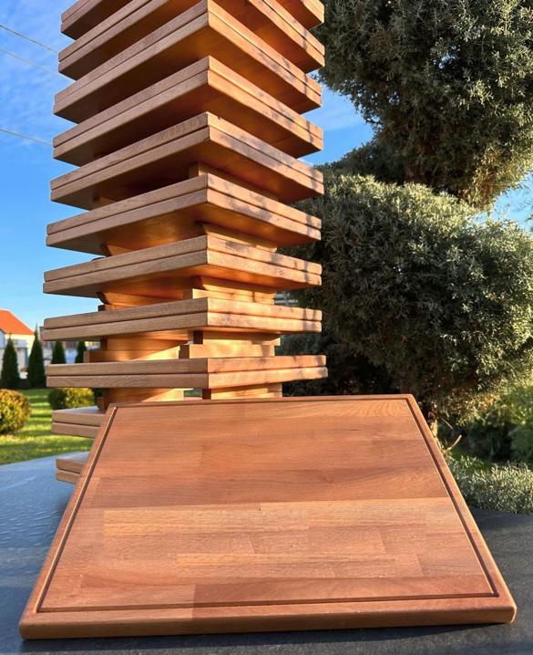Derrase Holz rechteckig 50x40cm