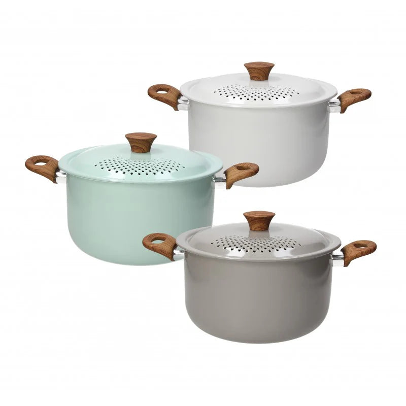 Pot with straining lid 24 cm