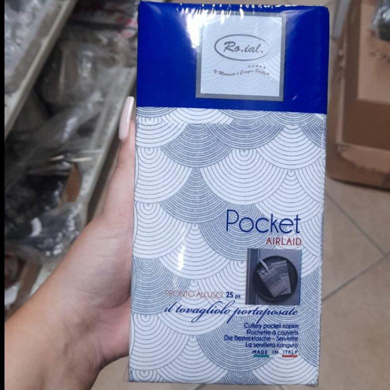 Pecete Zarf 40x40 Blu