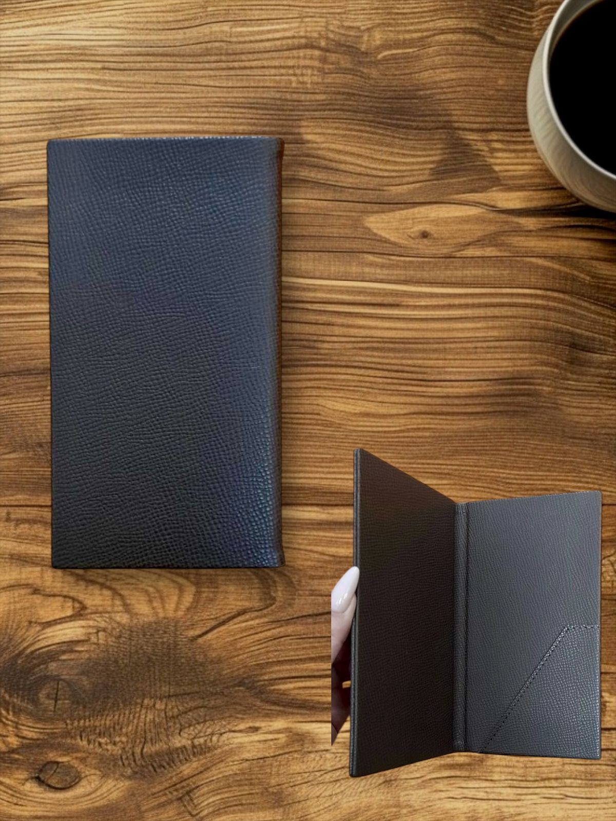 Rechnungshalter 10x19,5x1 cm Farbe Kaffee