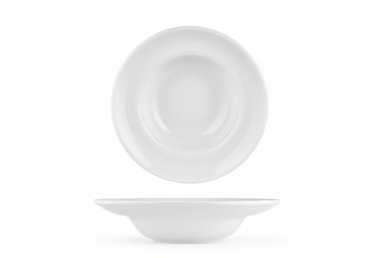 BYBONE Pjatë Pasta 27 cm White Helix