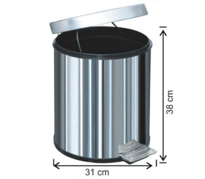 Pedal Bin Stainless Steel 20lt