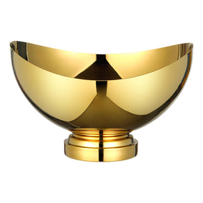 Gold Champagnerkübel mit ovaler Front
