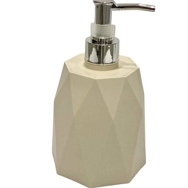 Beige Soap Dispenser