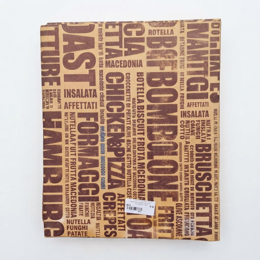 RCTT Mbulese Tavoline Letre 30x40cm x250cp GOLOSA MARRONE R-0737