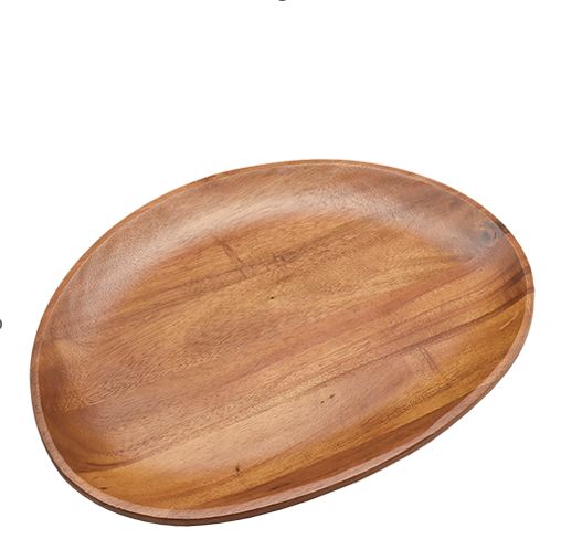 JML Dërrasë Druri Ovale Akacie 31.5x21.7x2.5cm