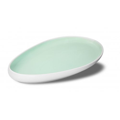 Teller flach 32.5x18x3.5cm PORCELANI