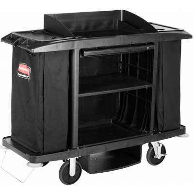 Reinigungswagen 3 Etagen x 2 Taschen 1536x554x1252 mm