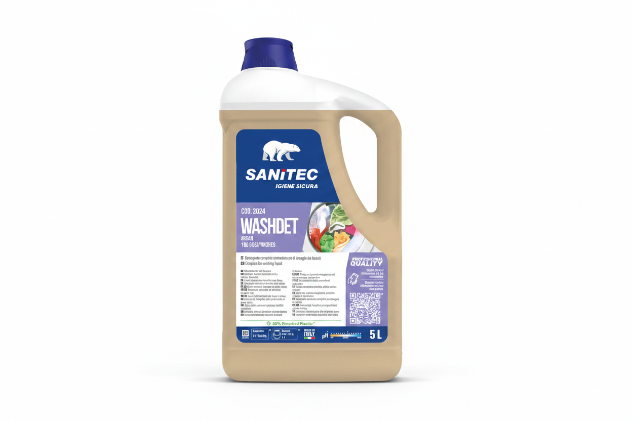 SANITEC Detergjent i Lëngshëm për Rroba Argan 5 kg