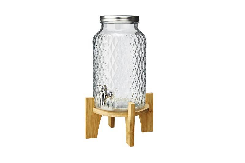 WOODEN BASE JUICE DISPENSER 5.6 lt