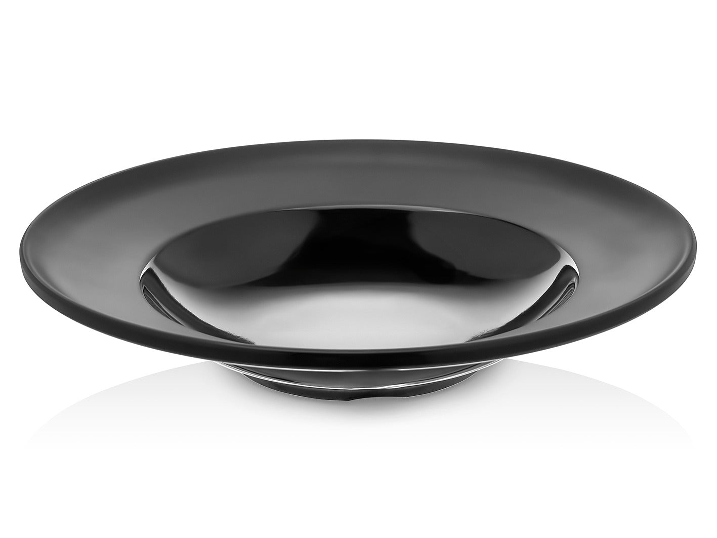 Tortenplatte weiß/schwarz Melamin D:26cm