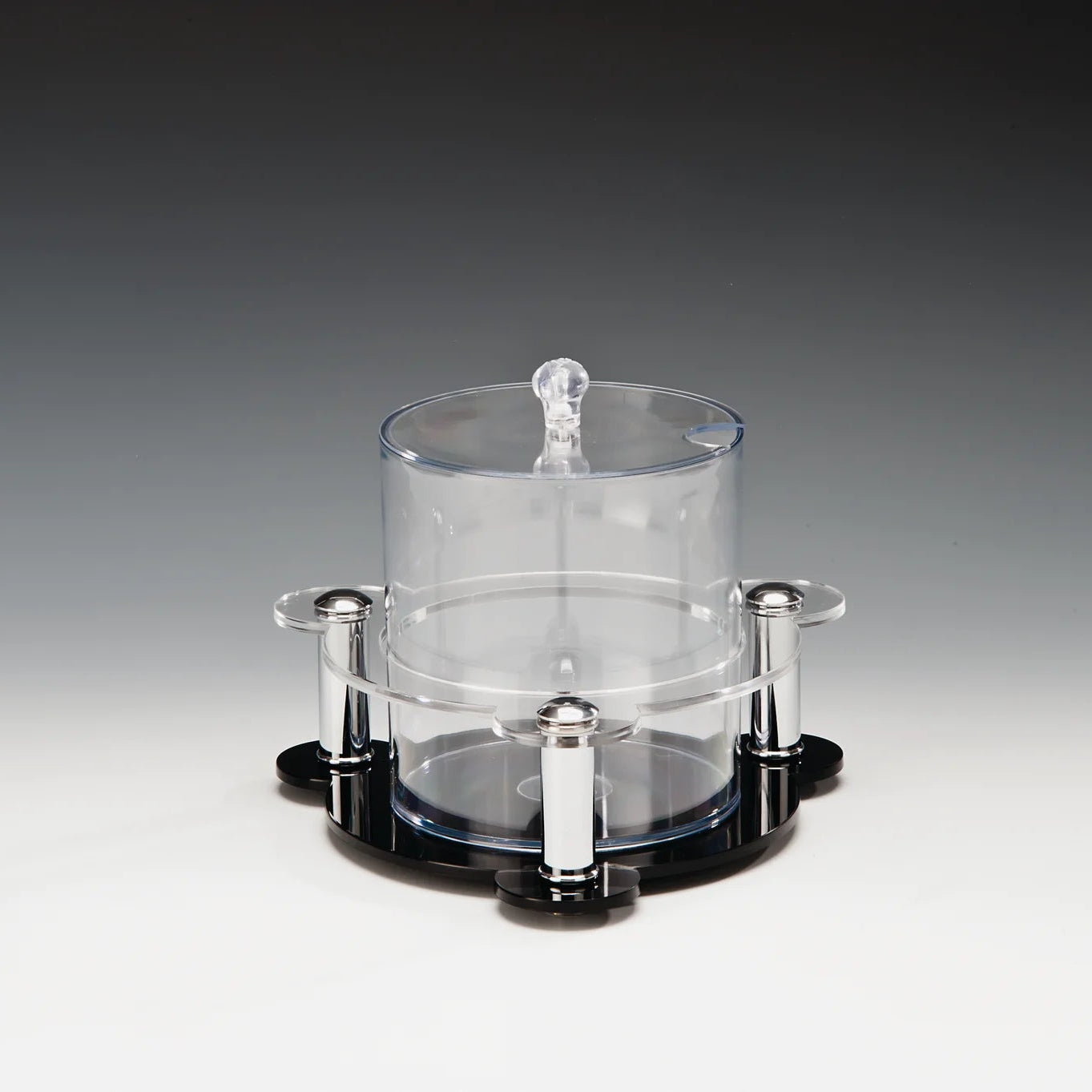 Saucebehälter mit Halter und Metallbasis 2.1Lt 25X25X18cm