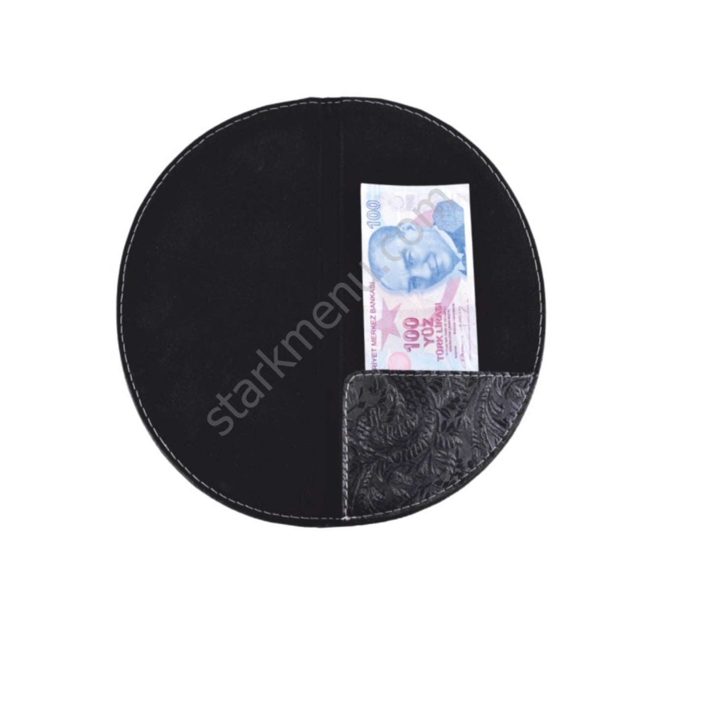 Rechnungshalter Form D Schwarz 13x26Cm