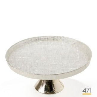 Kuchenständer 28cm Silber