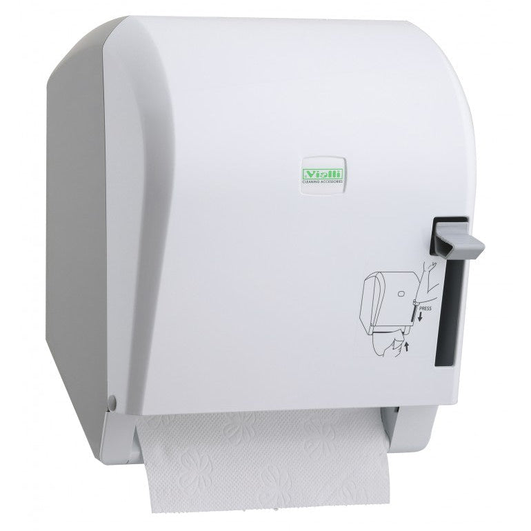 LEVER PAPER dispenser - white