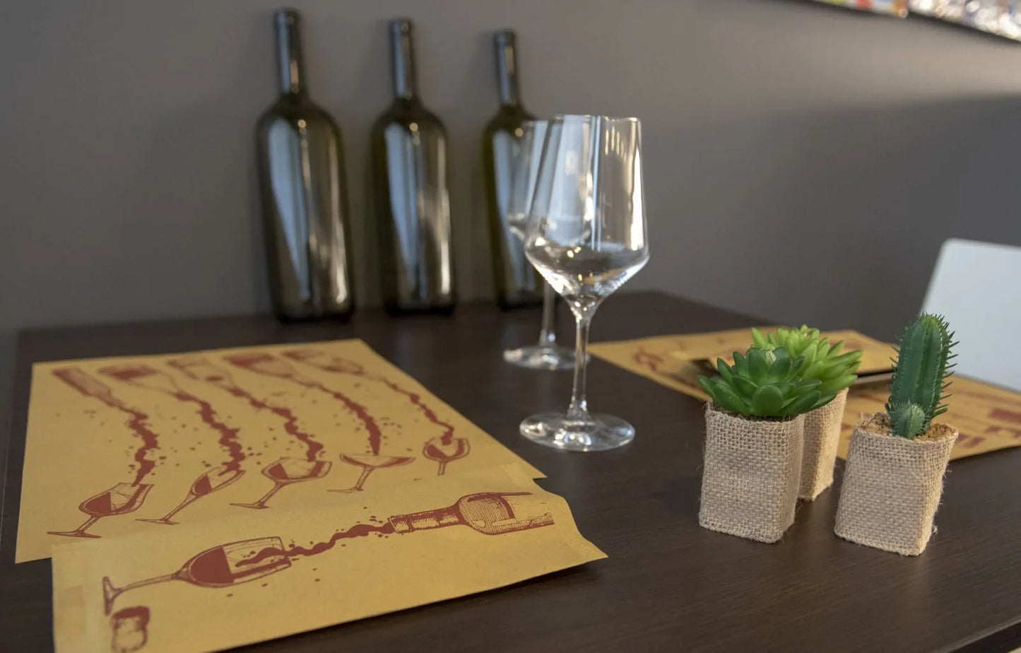 Zarf + Pecete 140 Stück Vino