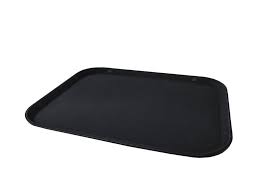Rechteckige schwarze Platte